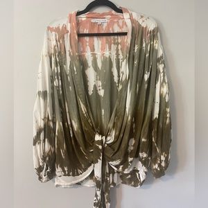 Young Fabulous and Broke front tie top